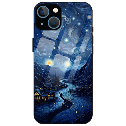 The Starry Night - Glass Case for Apple iPhone 13 Mini