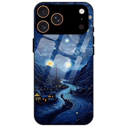The Starry Night - Glass Case for Apple iPhone 17 Pro