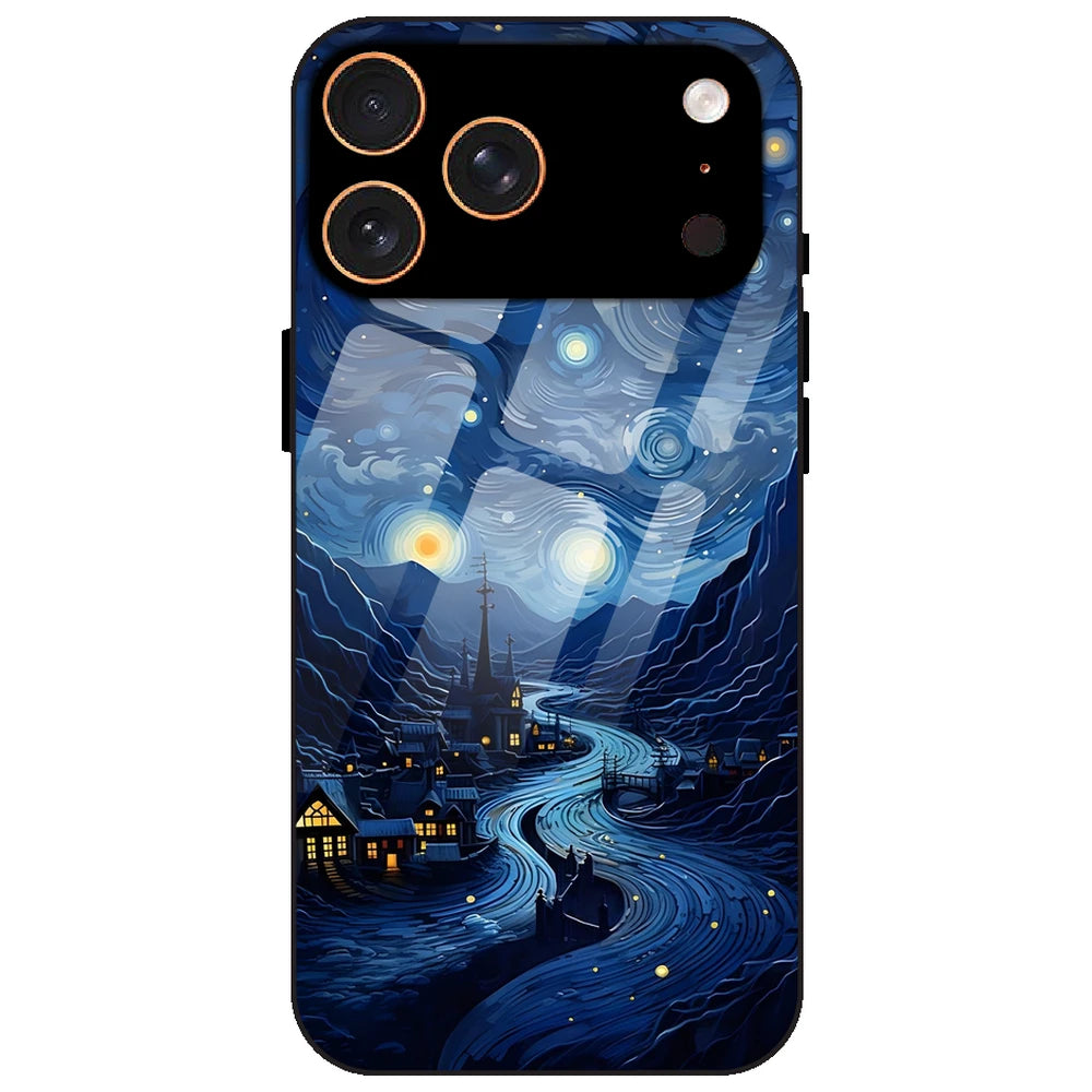 The Starry Night - Glass Case for Apple iPhone 17 Pro Max