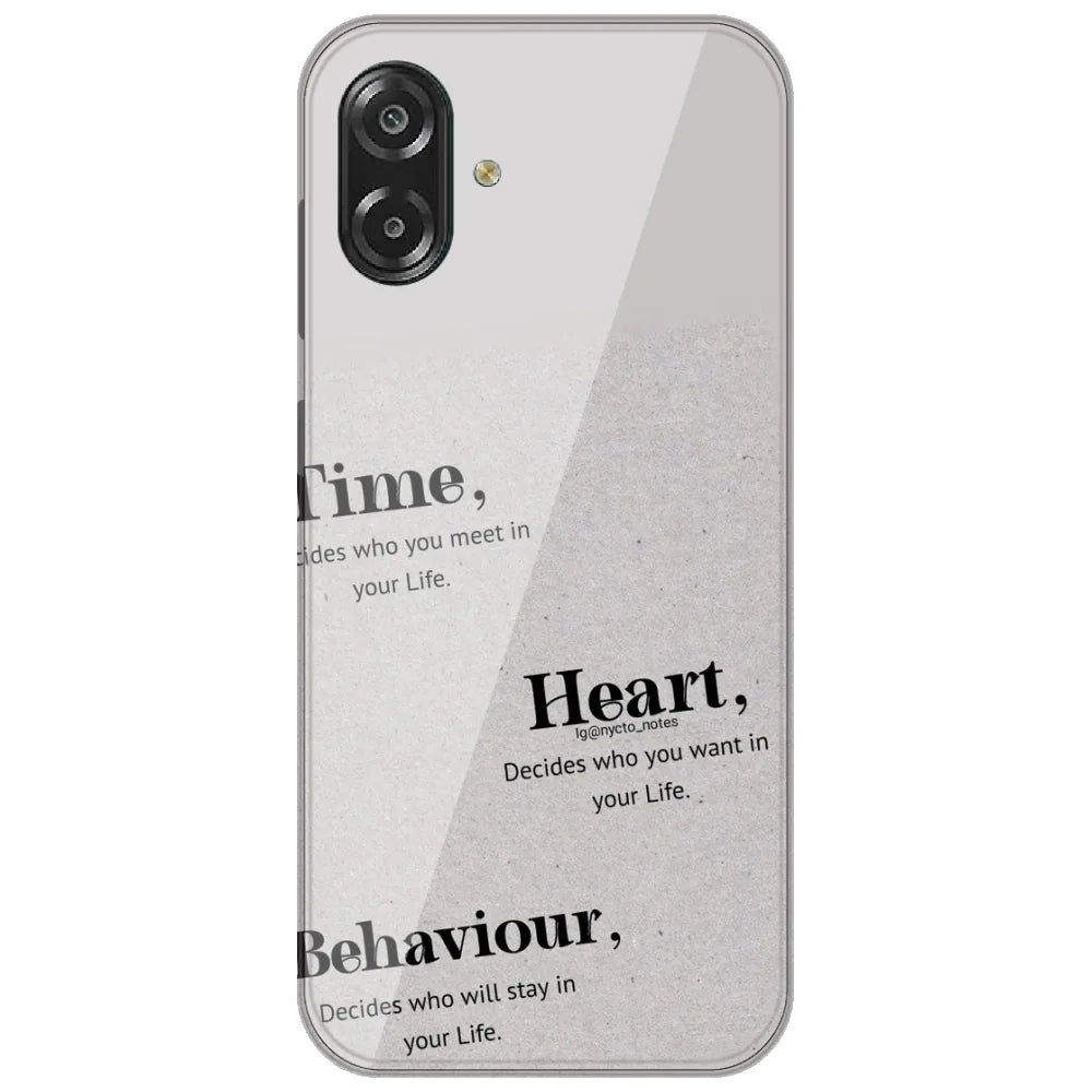 Time Heart Behaviour - Printed Silicone Case for Samsung Galaxy A07 4G