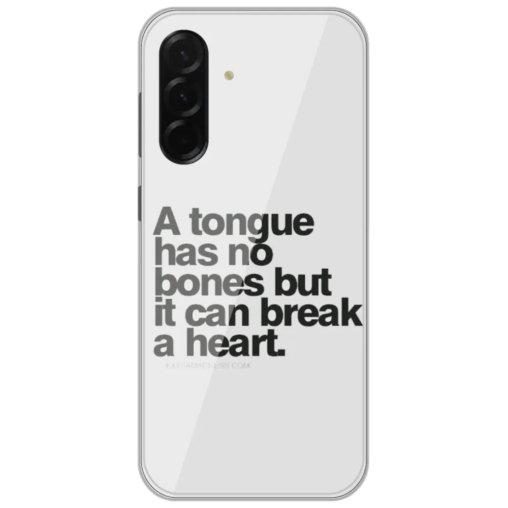 Tongue Has No Bones - Printed Silicone Case for Samsung Galaxy A17