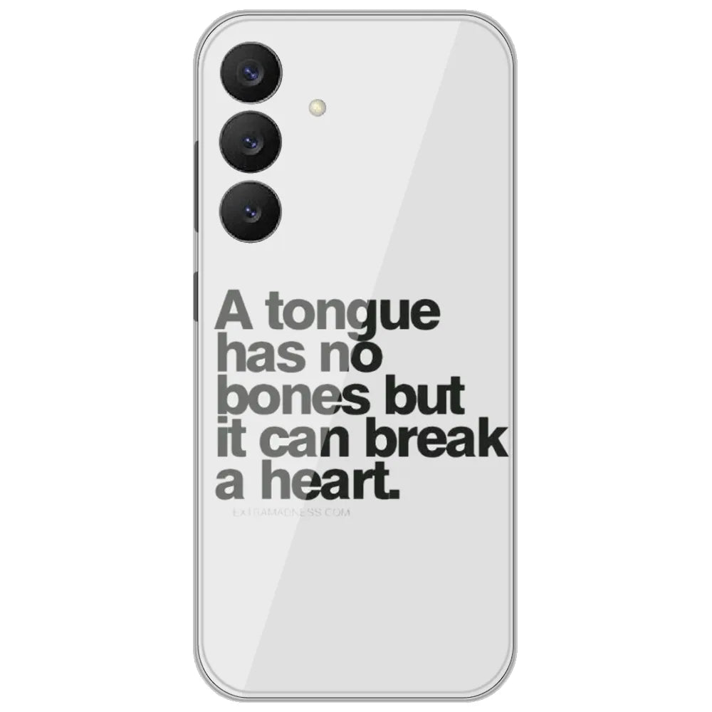 Tongue Has No Bones - Printed Silicone Case for Samsung Galaxy S26