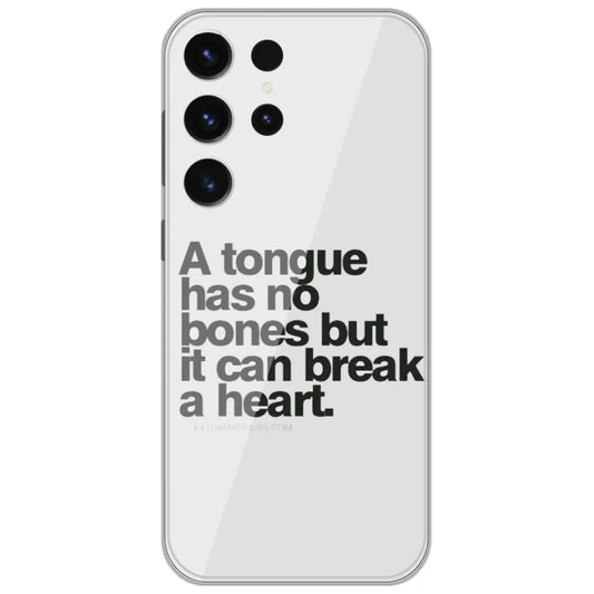Tongue Has No Bones - Printed Silicone Case for Samsung Galaxy S26 Ultra
