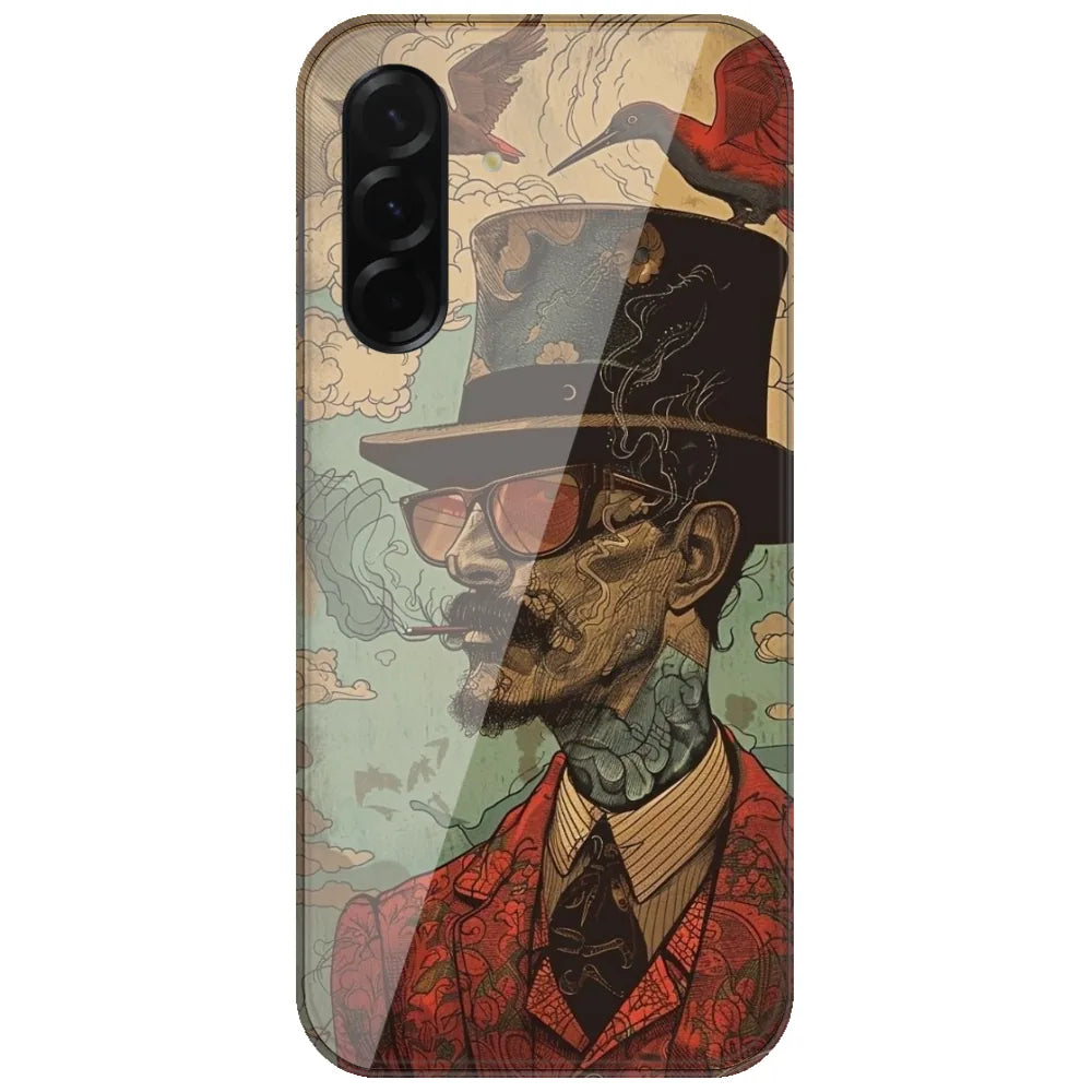 Top Hat Gentleman - Printed Silicone Case for Samsung Galaxy A17