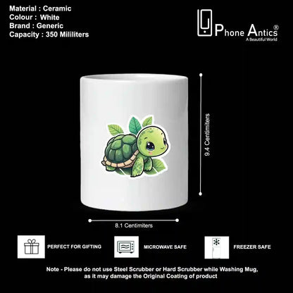 Green Turtle - Mug Infographic