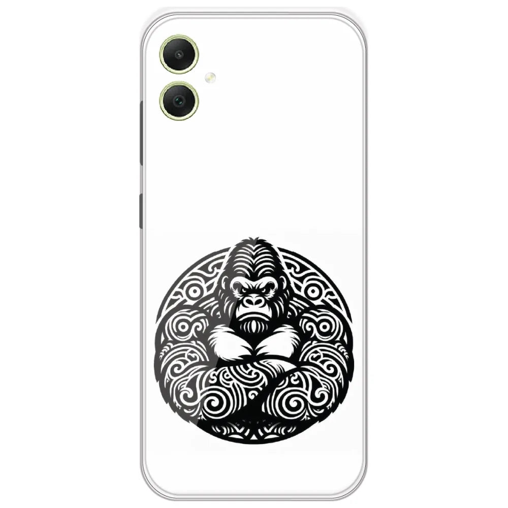 Tribal Gorilla - Printed Silicone Case for Samsung Galaxy A05