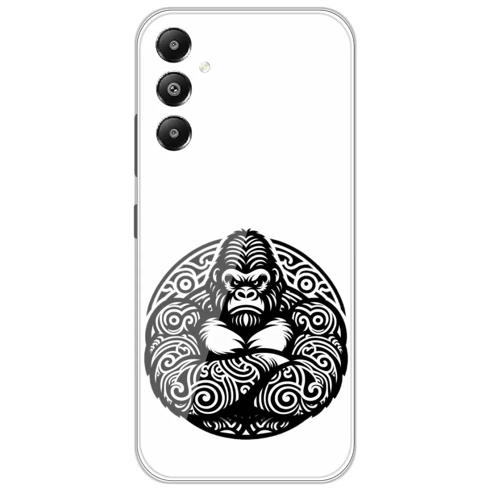 Tribal Gorilla - Printed Silicone Case for Samsung Galaxy A05s