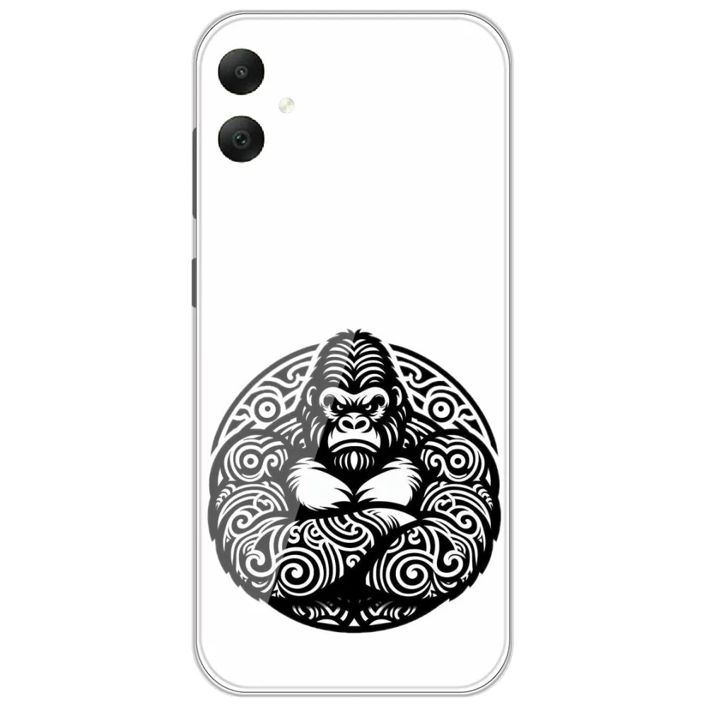 Tribal Gorilla - Printed Silicone Case for Samsung Galaxy A06