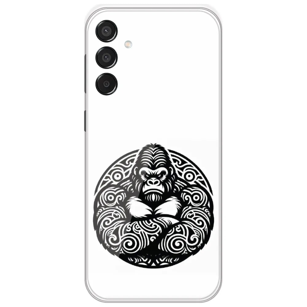 Tribal Gorilla - Printed Silicone Case for Samsung Galaxy M15