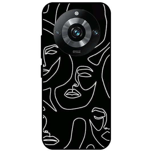Two Faced - Glossy Metal Silicone Case for Realme 11 Pro Plus