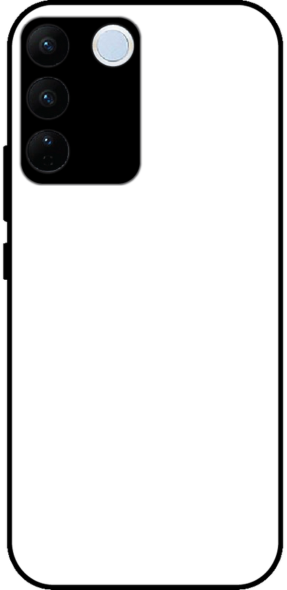 Vivo V27 back cover mockup - customisable glossy metal silicone case