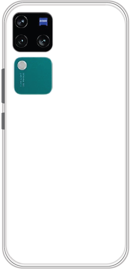 Vivo V30 Pro 5G back cover mockup - customisable soft silicone case