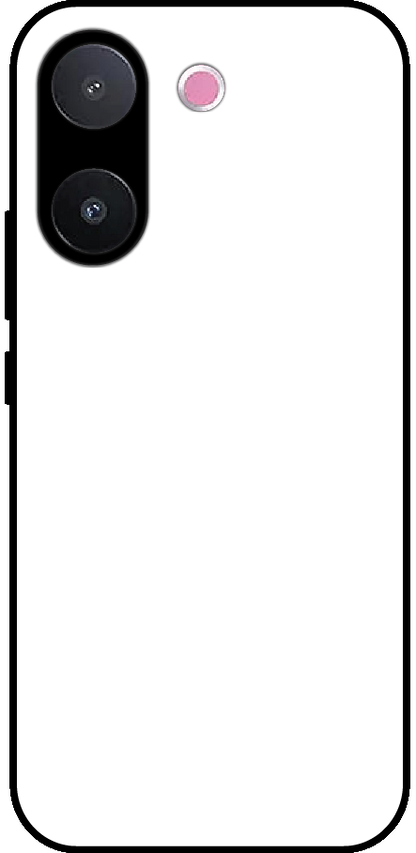 Vivo V60E back cover mockup - customisable glossy metal silicone case