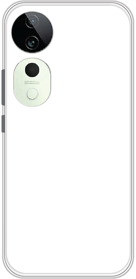 Vivo T3 Ultra back cover mockup - customisable soft silicone case