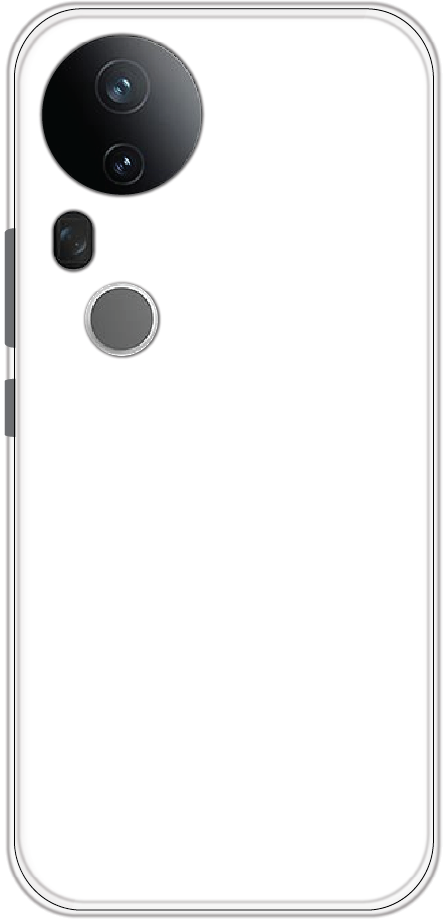 Vivo T4 Ultra back cover mockup - customisable soft silicone case