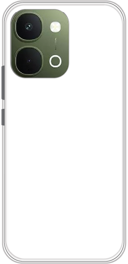 Vivo T5x back cover mockup - customisable soft silicone case
