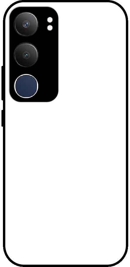 Vivo Y19s Pro back cover mockup - customisable glossy metal silicone case