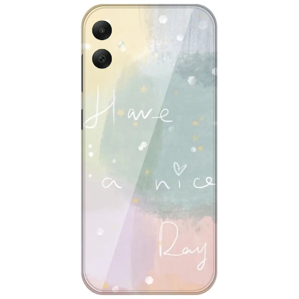 Watercolor Nice Day - Printed Silicone Case for Samsung Galaxy A06