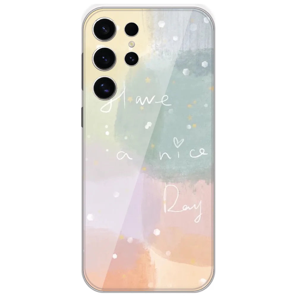 Watercolor Nice Day - Printed Silicone Case for Samsung Galaxy S24 Ultra