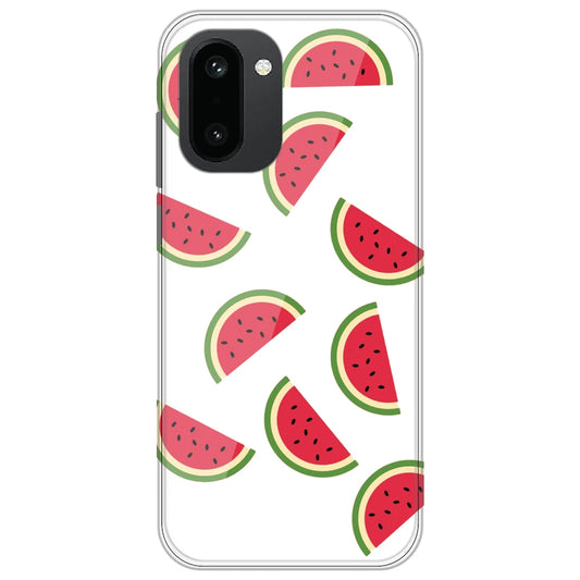 Watermelons - Clear Printed Silicone Case for OnePlus 15R