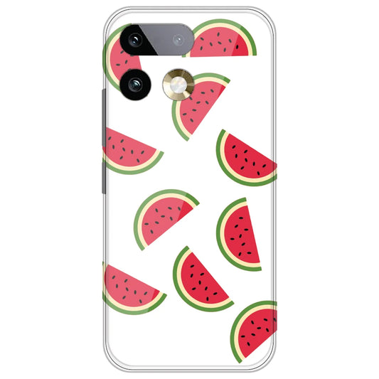 Watermelons - Clear Printed Silicone Case for Realme 16 Pro Plus