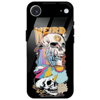 Weird Skull Graffiti - Glass Case for Apple iPhone Air
