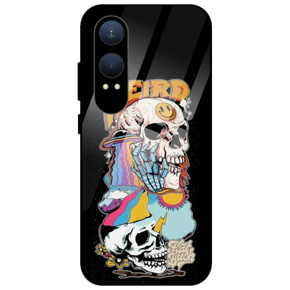 Weird Skull Graffiti - Glass Case for OnePlus Nord CE 4 Lite