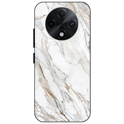 White Marble - Glass Case for Oppo F27