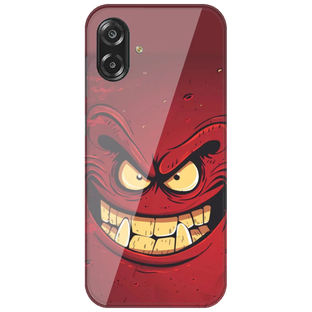 Wicked Red Grin - Printed Silicone Case for Samsung Galaxy A07 4G
