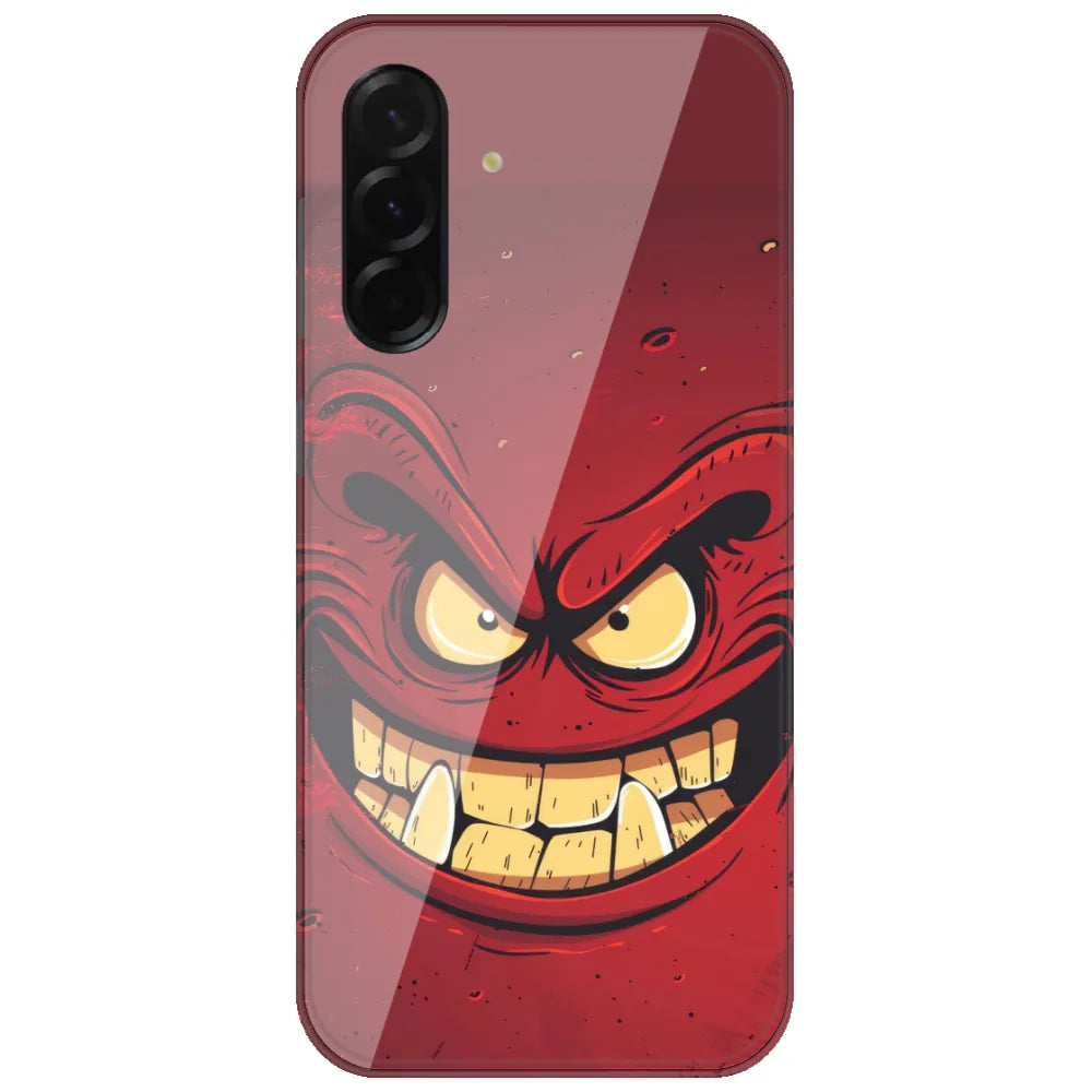 Wicked Red Grin - Printed Silicone Case for Samsung Galaxy A17