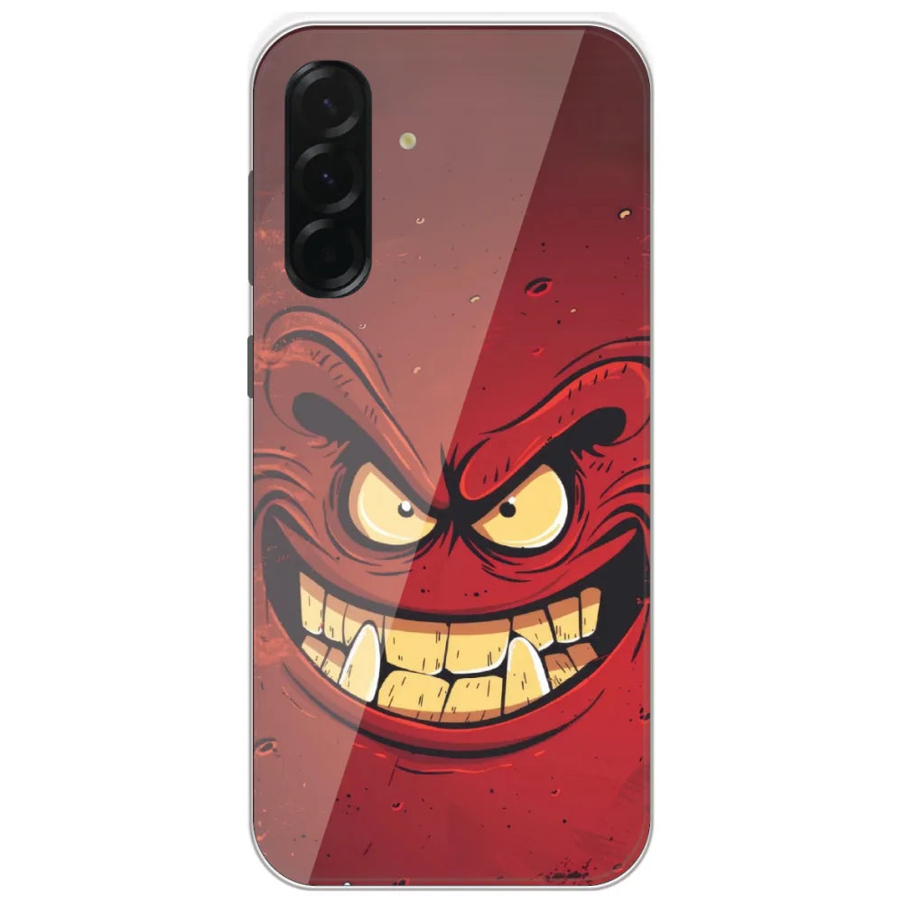 Wicked Red Grin - Printed Silicone Case for Samsung Galaxy A36