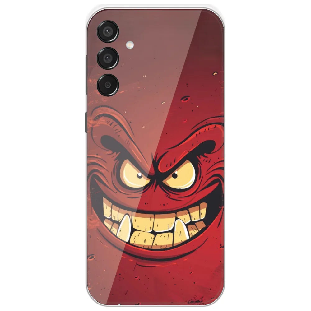 Wicked Red Grin - Printed Silicone Case for Samsung Galaxy M15