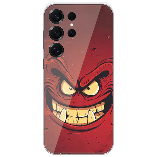 Wicked Red Grin - Printed Silicone Case for Samsung Galaxy S25 Ultra