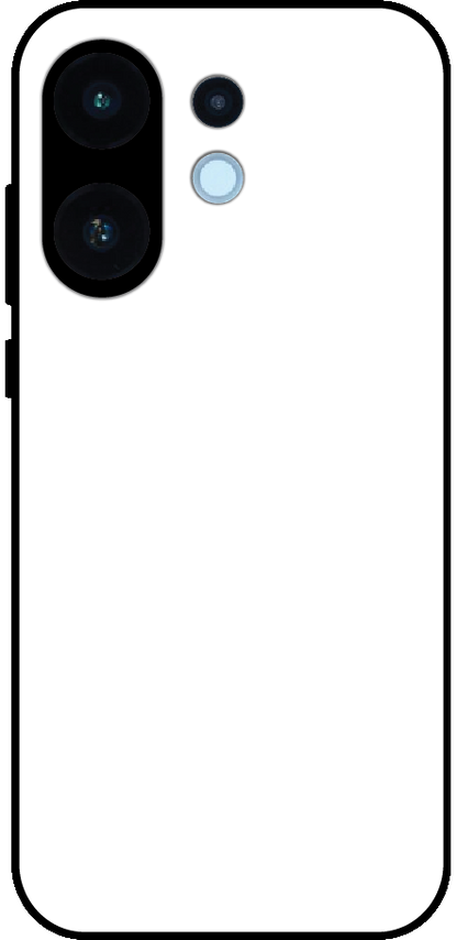 Vivo X200 FE back cover mockup - customisable glossy metal silicone case