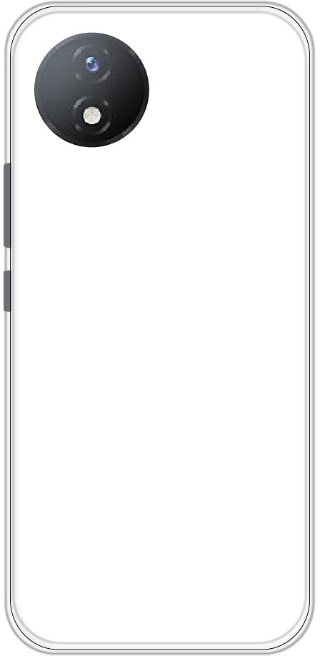 Vivo Y02t back cover mockup - customisable soft silicone case