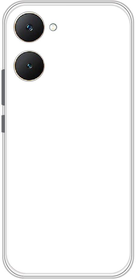 Vivo Y18e back cover mockup - customisable soft silicone case