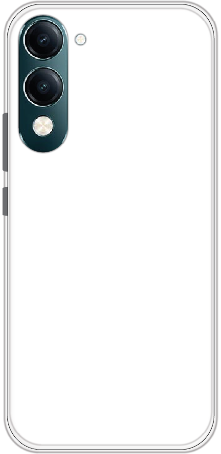 Vivo Y19s back cover mockup - customisable soft silicone case
