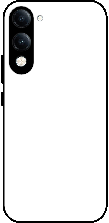 Vivo Y19s back cover mockup - customisable glossy metal silicone case