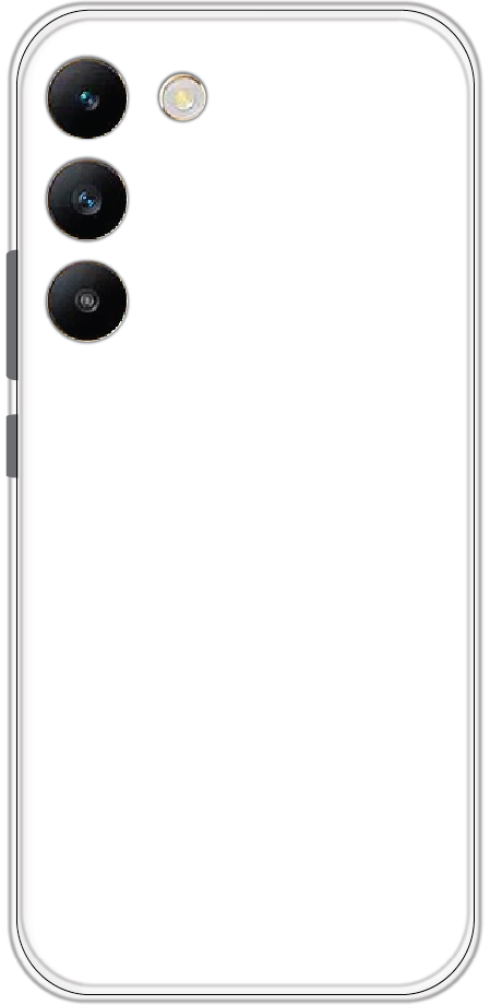 Vivo Y200e 5G back cover mockup - customisable soft silicone case