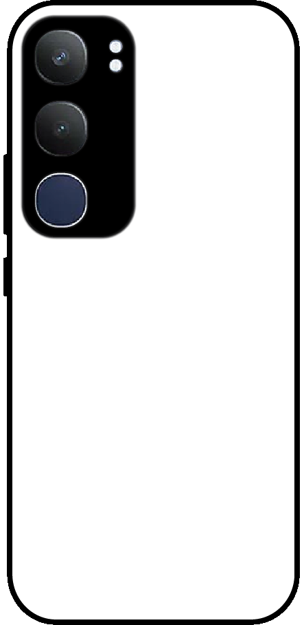 Vivo Y29 back cover mockup - customisable glossy metal silicone case