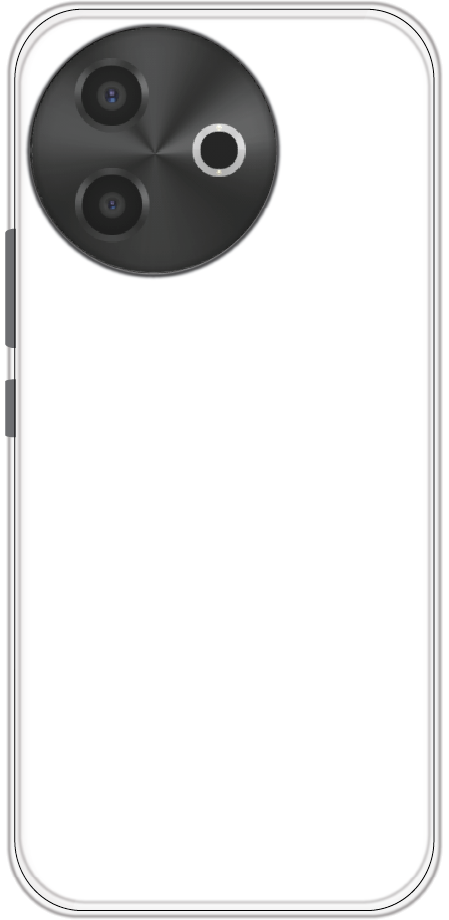 Vivo Y39 back cover mockup - customisable soft silicone case