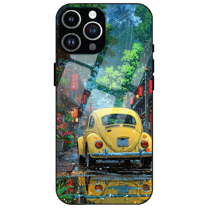Yellow Bettle - Glass Case for Apple iPhone 11 Pro Max