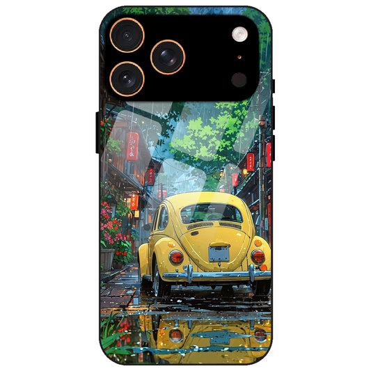 Yellow Bettle - Glass Case for Apple iPhone 17 Pro Max