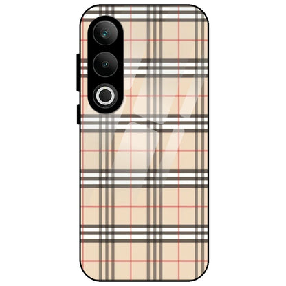 Yellow Checks - Glass Case for OnePlus Nord CE 4