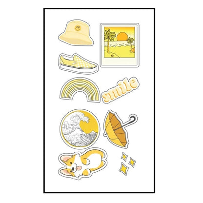 Yellow Themed Stickers