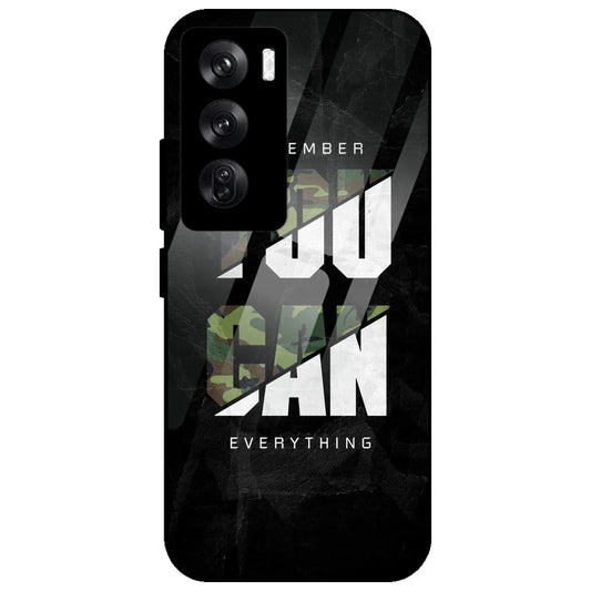 You Can Do Everything - Glass Case for Oppo Reno 12 Pro
