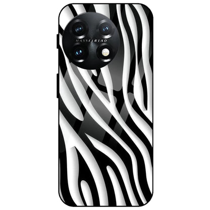 Zebra Print - Glass Case for OnePlus 11