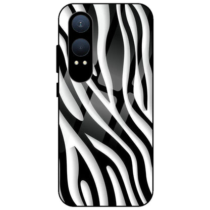 Zebra Print - Glass Case for OnePlus Nord CE 4 Lite