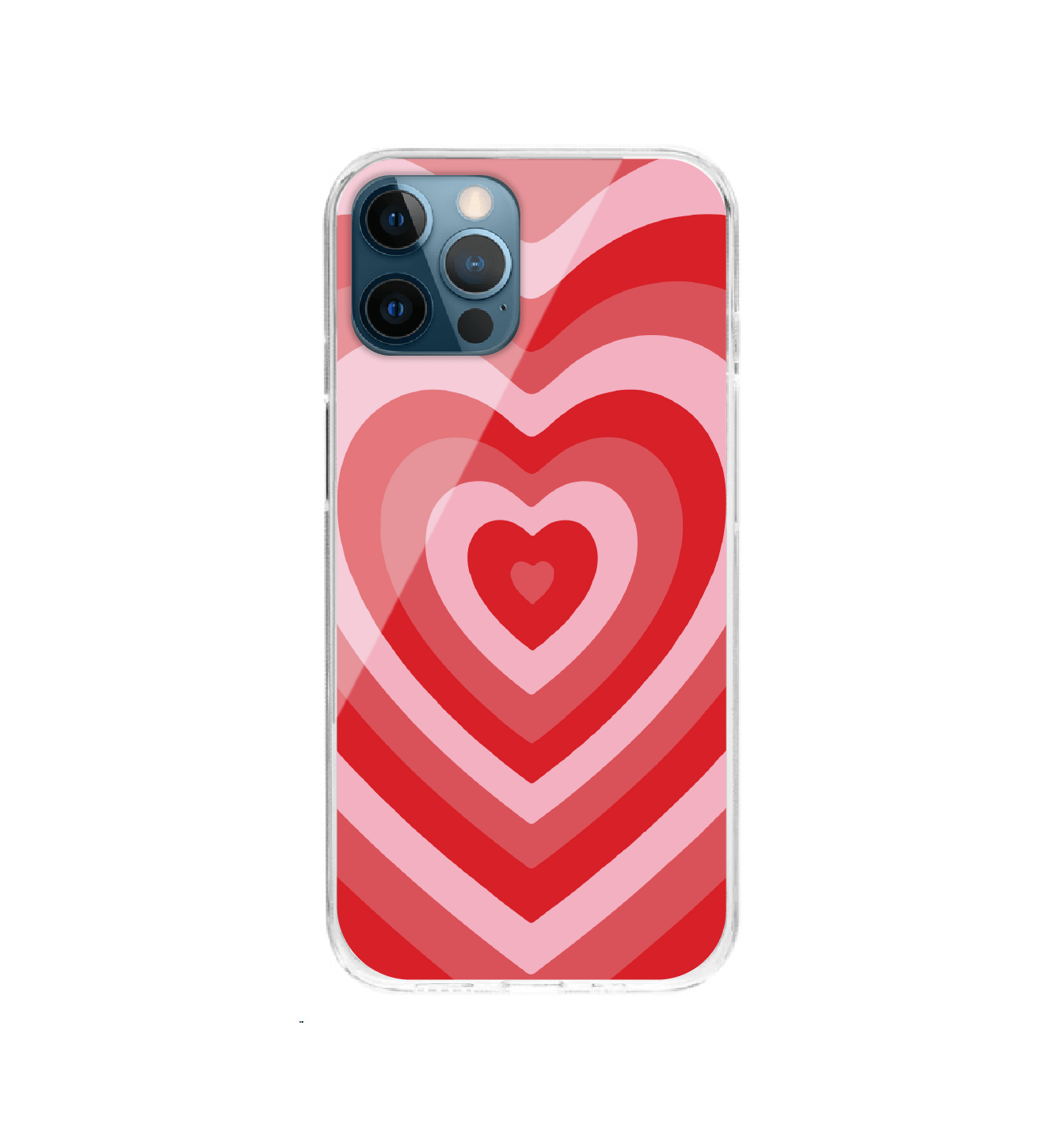 Red Hearts - Silicon Case For Apple iPhone Models