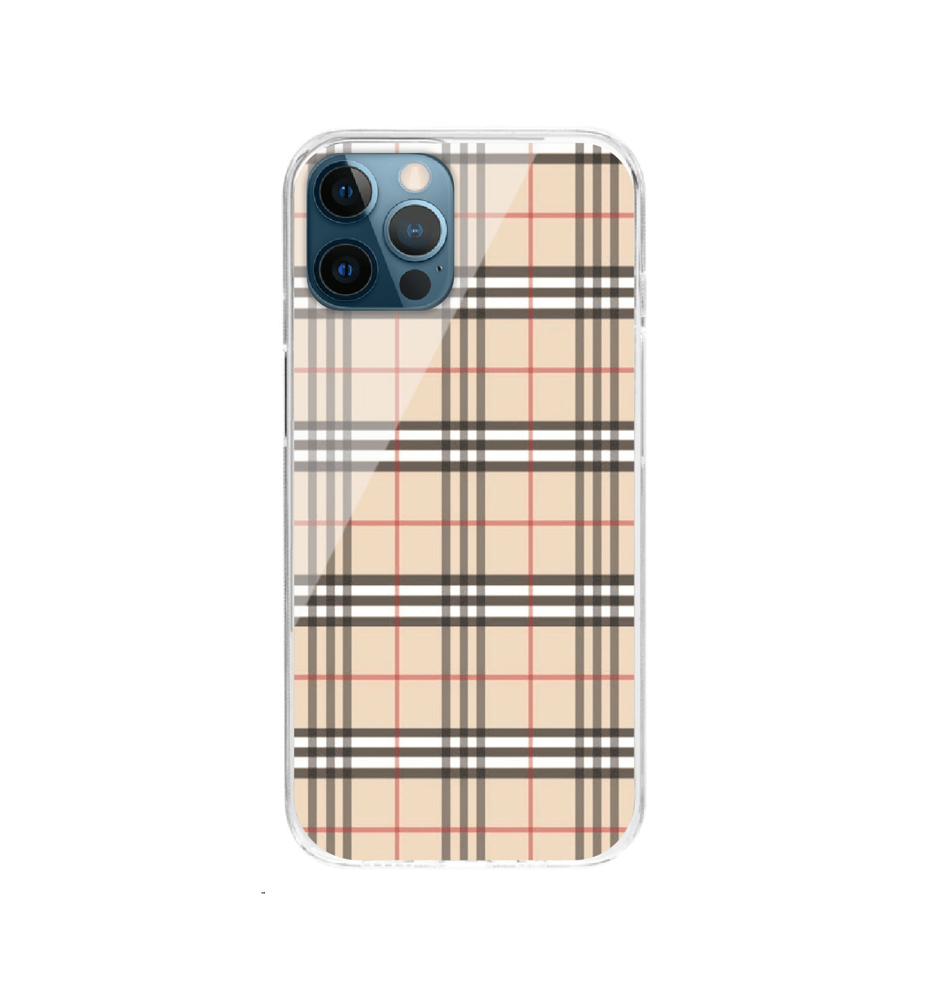 Yellow Checks - Silicone Case For Apple iPhone Models